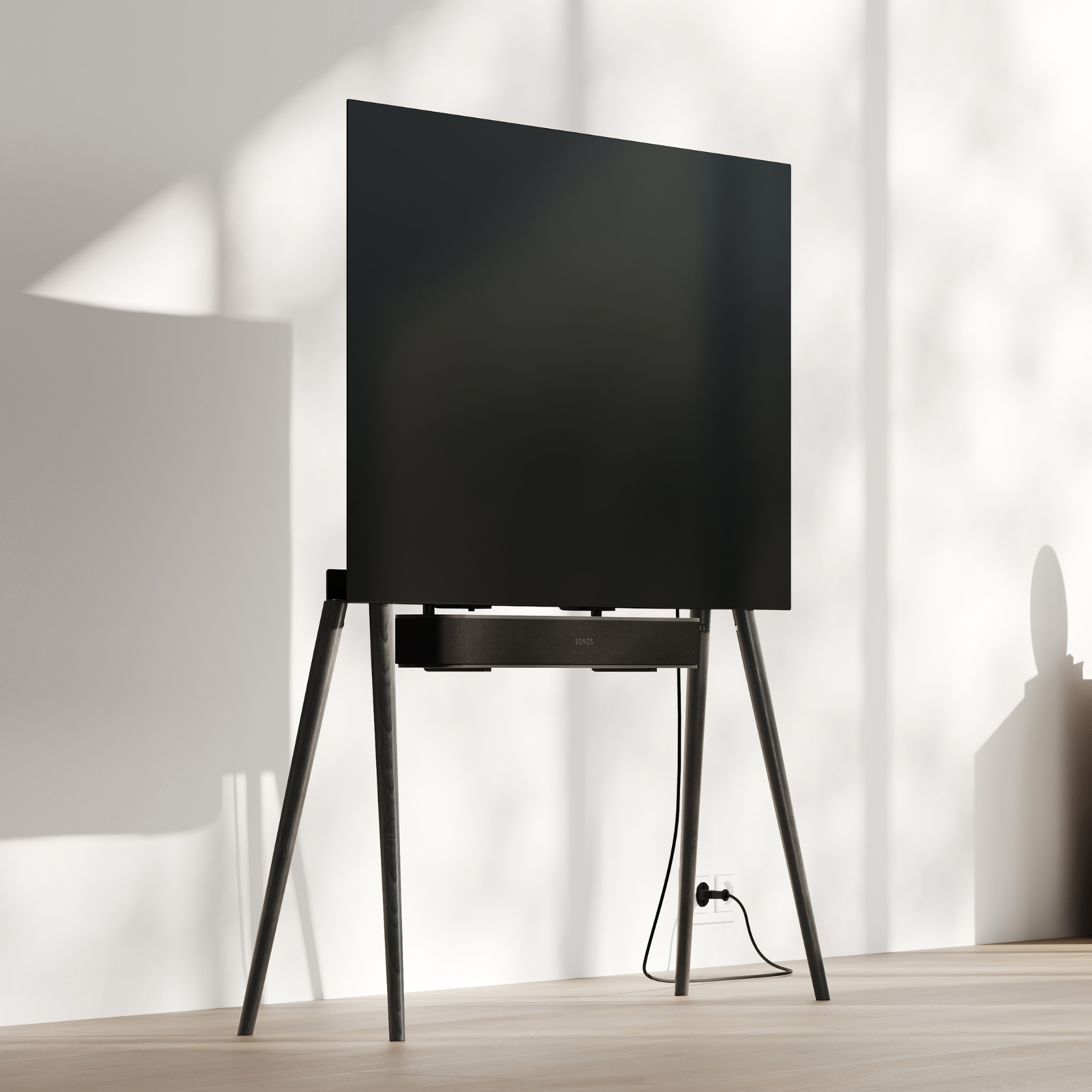 JALG TV-Stand Oak / YakiSugi 42" - 55"
